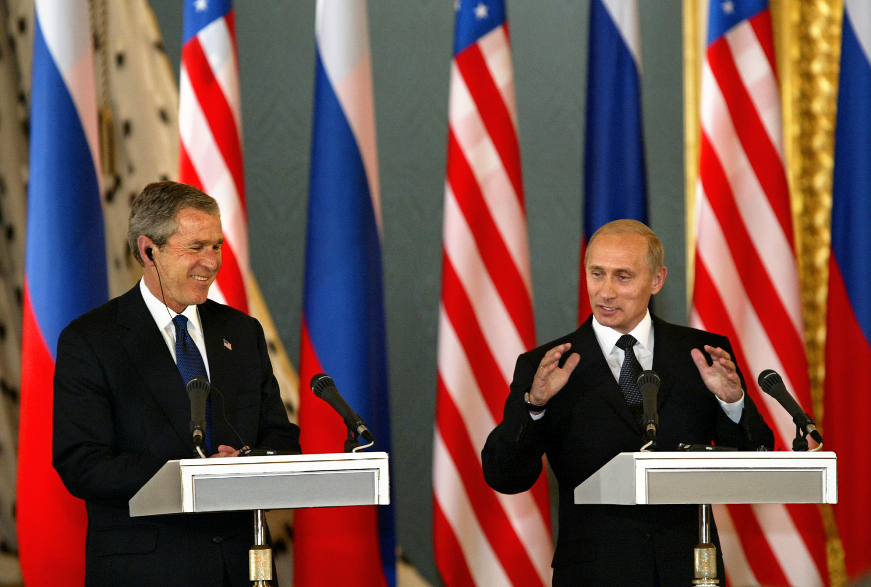 2002: George W. Bush & Vladimir Putin